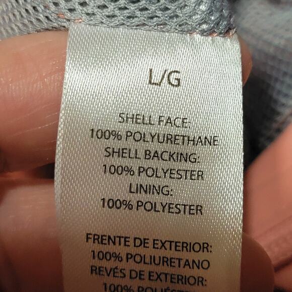 Weatherproof Ladies Full Zip Pink Long Wind Breaker w/ Hood - Size Large - Picture 7 of 7